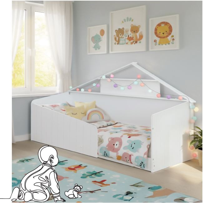 Cama Casita Lumi – Diseño Montessori - Imagen 4