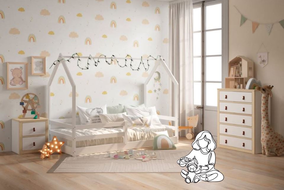 Cama Casita Floor – Diseño Montessori - Imagen 2