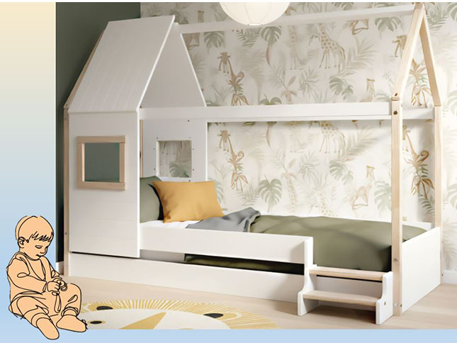 Cama Casita Sky House – Principio Montessori